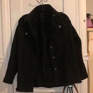 Distressed Denim Jacket